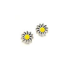 Load image into Gallery viewer, Daisy - Mini Studs - silver mirror acrylic