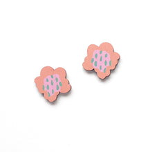Load image into Gallery viewer, Buttercup - Birch Plywood Stud Earrings