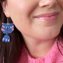 Load image into Gallery viewer, I&#39;m Purrrfect -Birch Plywood Earrings