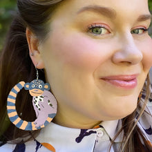 Load image into Gallery viewer, Monkey - LARGE SIZE - Birch Plywood Earrings