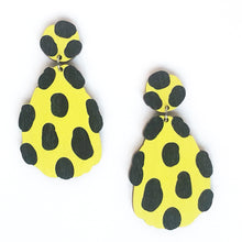 Load image into Gallery viewer, Rigolo -Birch Plywood Earrings (multiple colour choices)