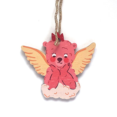 Bear Angel - Christmas Tree Ornament