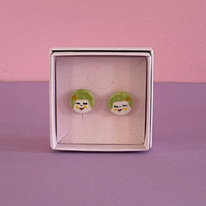 Ceramic Stud Earrings / Girl Studs / 03