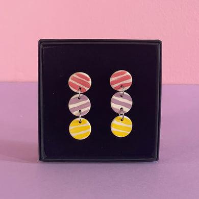 Ceramic Stud Earrings / Design 42