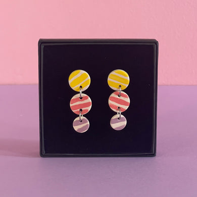 Ceramic Stud Earrings / Design 43