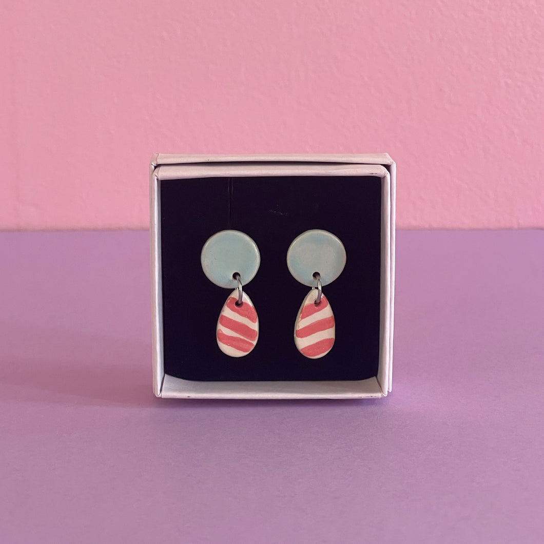 Ceramic Stud Earrings / Design 49
