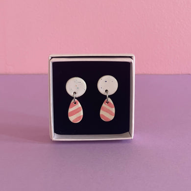 Ceramic Stud Earrings / Design 50