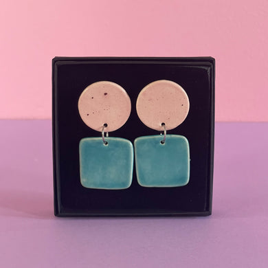 Ceramic Stud Earrings / Design 53