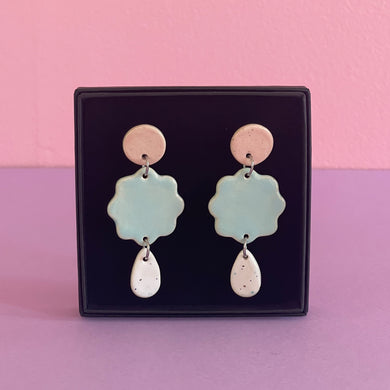 Ceramic Stud Earrings / Design 54