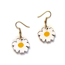 Load image into Gallery viewer, Daisy  - Birch Plywood Earrings
