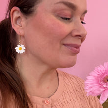 Load image into Gallery viewer, Daisy  - Birch Plywood Earrings