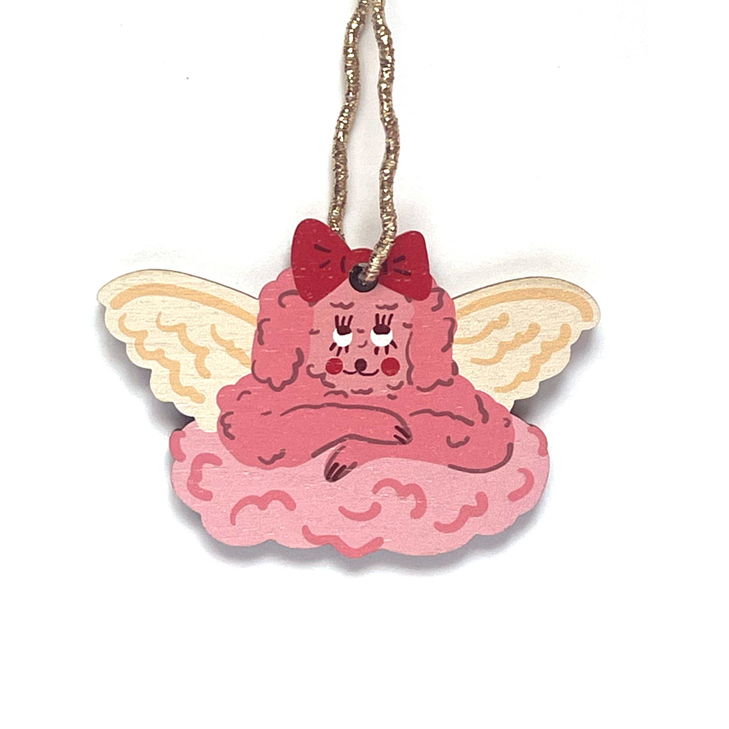 Dog Angel - Christmas Tree Ornament