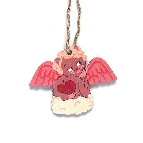 Cat Angel - Christmas Tree Ornament