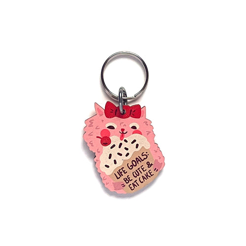 Eat Cake! Keyring