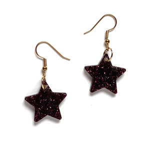 Glitter Star Purple