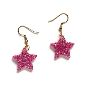 Glitter Star Pink