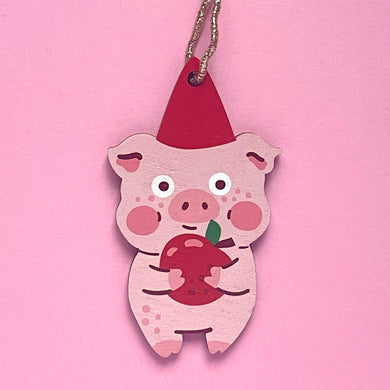 Xmas Piggy - Christmas Tree Ornament