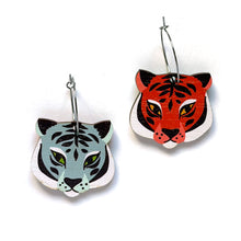 Load image into Gallery viewer, Sample 2-in-1 Tiger  - Birch Plywood Earrings