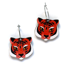 Load image into Gallery viewer, Sample 2-in-1 Tiger  - Birch Plywood Earrings