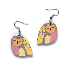 Load image into Gallery viewer, Sample Birdie  - Birch Plywood Earrings