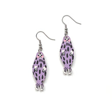 Load image into Gallery viewer, Norppa the Ringed Seal - SMALL SIZE - Birch Plywood Earrings