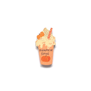 Pumpkin Spice Latte - Fridge Magnet