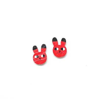 Red Bunny - Studs