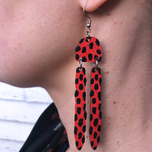 Vision -Birch Plywood Earrings(multiple colour choices)