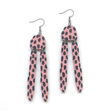 Load image into Gallery viewer, Vision -Birch Plywood Earrings(multiple colour choices)